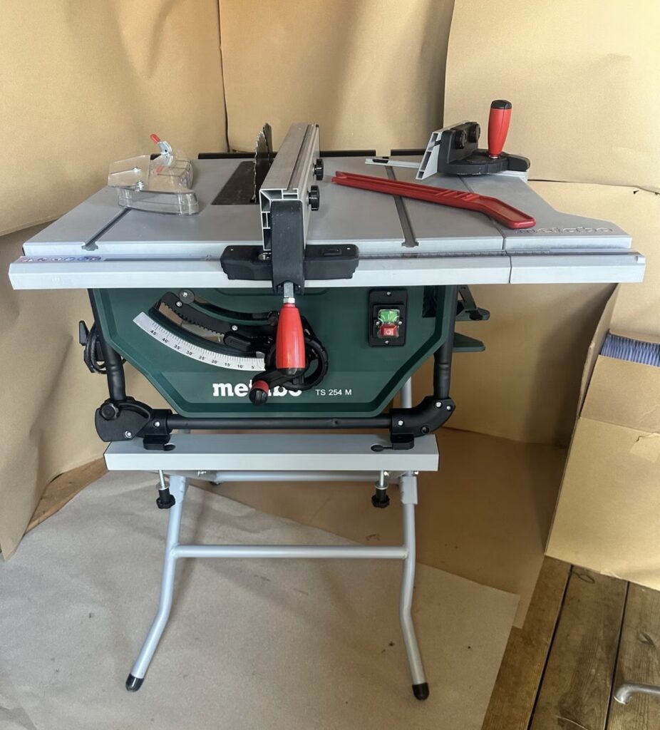 Metabo TS 254 M bordrundsav på stativ inkl. tilbehør