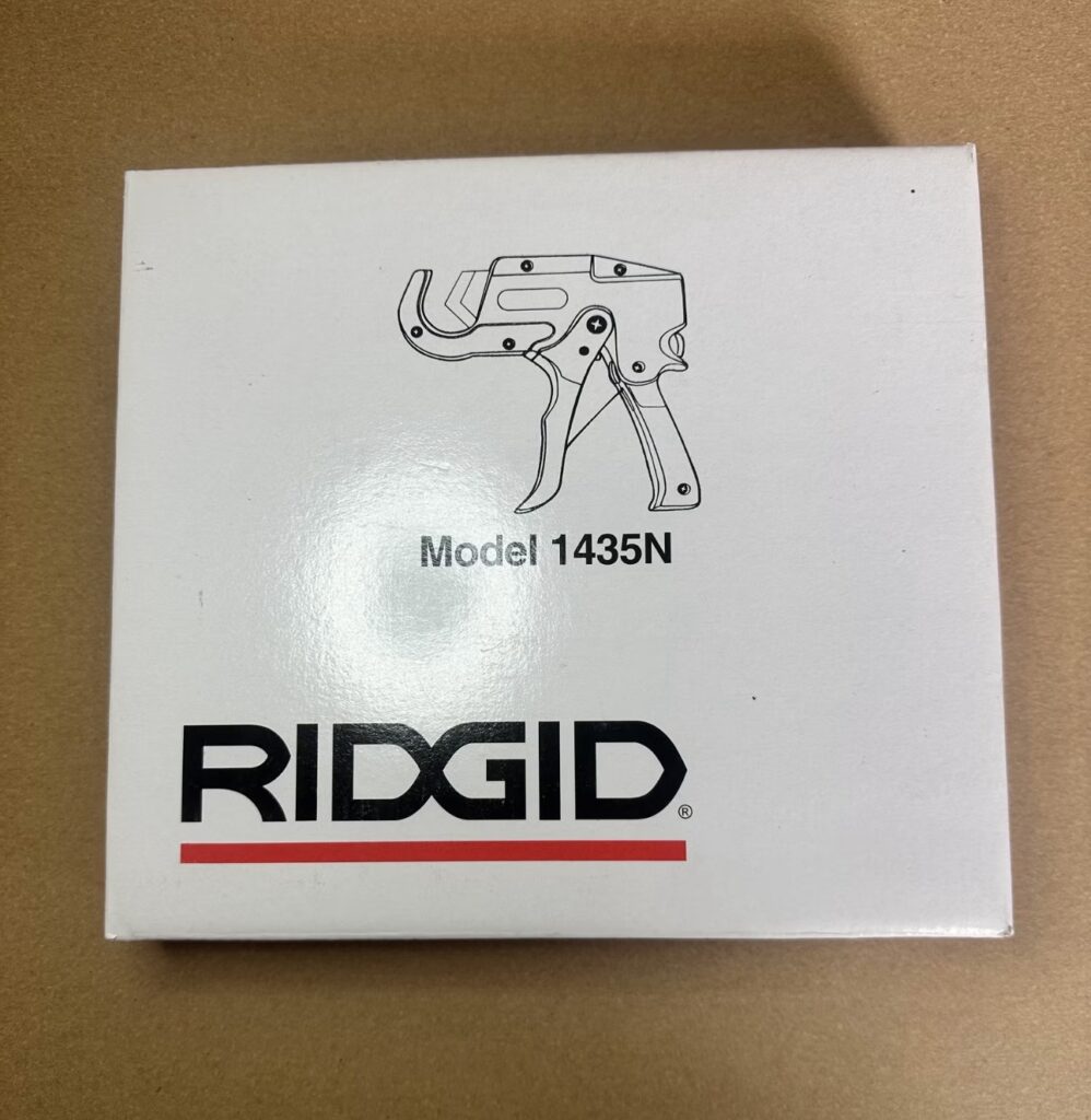 Ridgid 1435N plastskære - helt ny