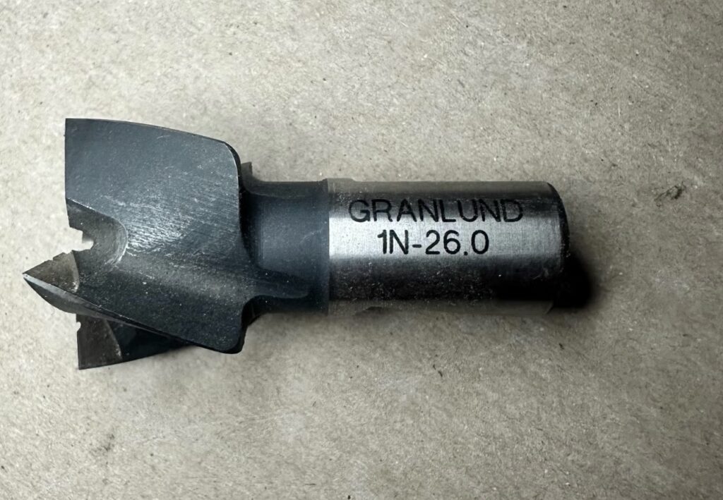 Granlund 1N-26.0 tapbor - 26mm