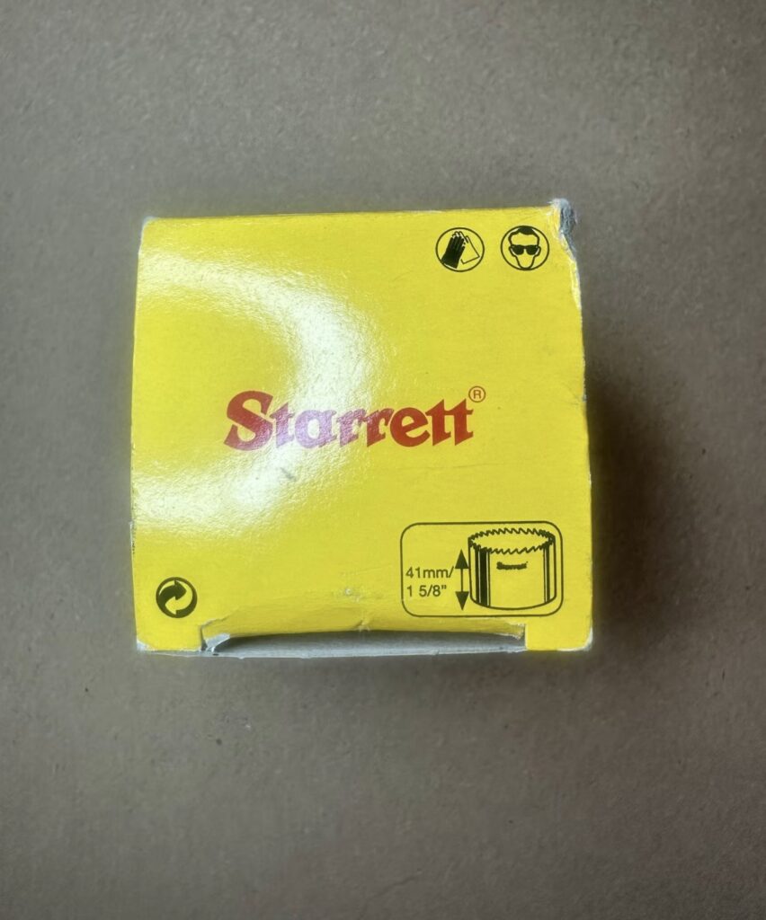 Starrett hulbor Bi-Metal Dual Pitch 40mm