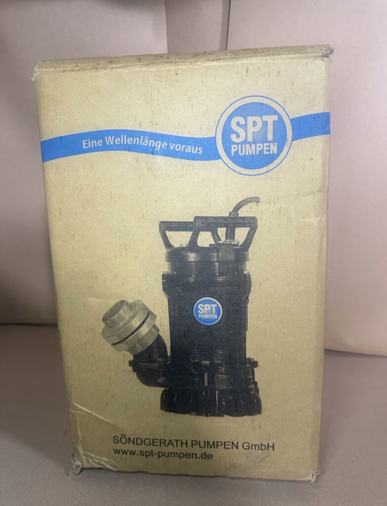 SPT dykpumpe 400R/WS med svømmer - helt ny